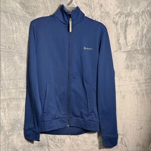 Bench sweatshirt Men's large Zip-Up Blue Sweatshirt‎
